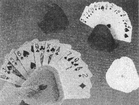 Set of 4 Playing card Holders